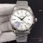 Swiss Copy Omega Seamaster Aqua Terra 150M 41.5m Watch White Dial with Vertical motif